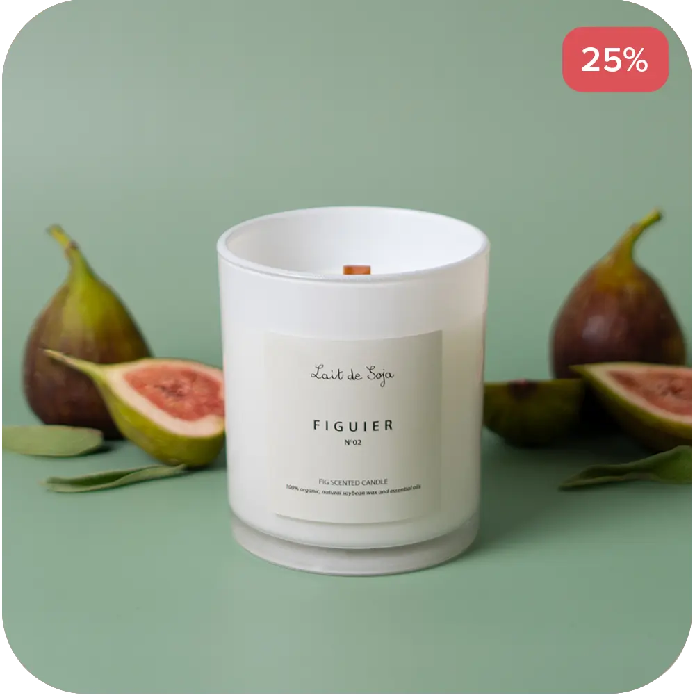 Figuier | Handmade Soy wax Candles Lait de Soja