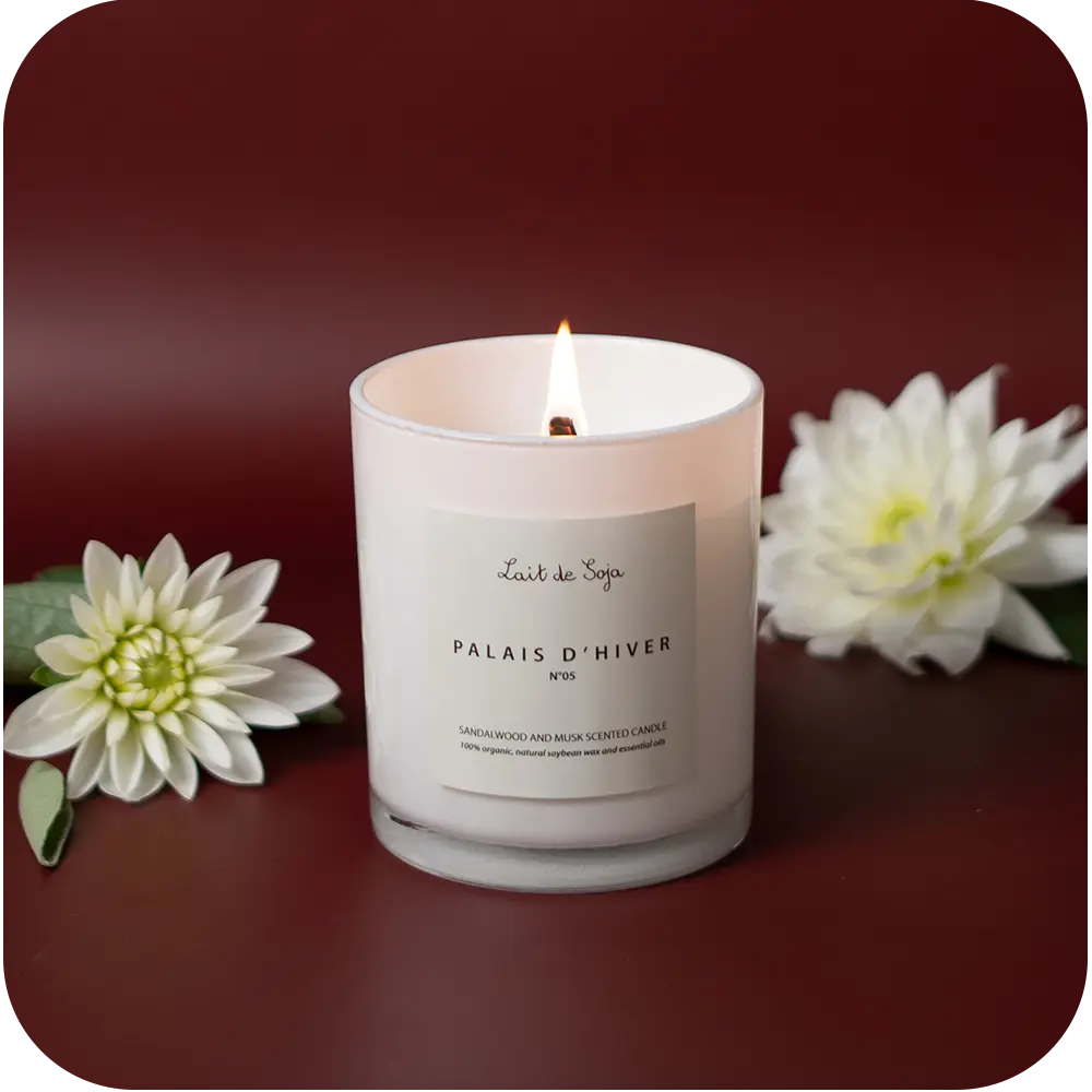 Palais d'Hiver | Handmade Soy wax Candles Lait de Soja