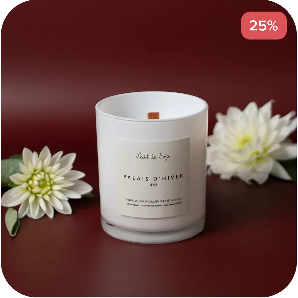 Palais d'Hiver | Handmade Soy wax Candles Lait de Soja