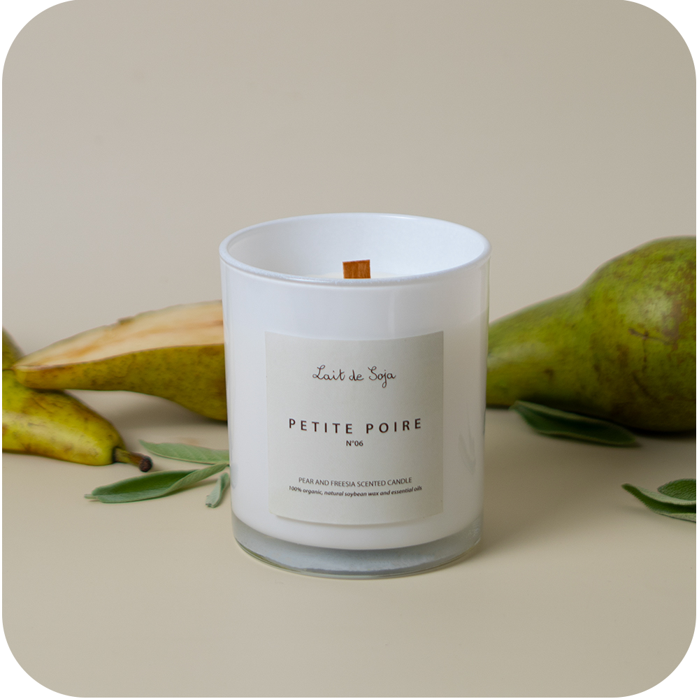Petite Poire | Handmade Woodwick Candles